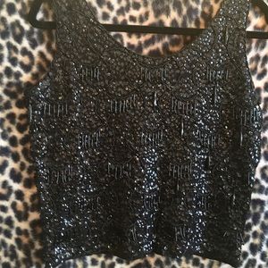Vintage 60’s beaded top